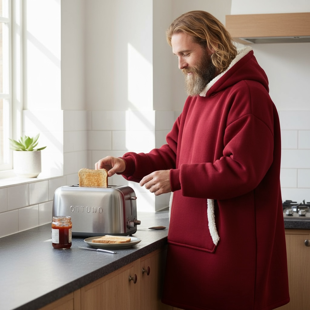 Fleecy Oversized Hoodie