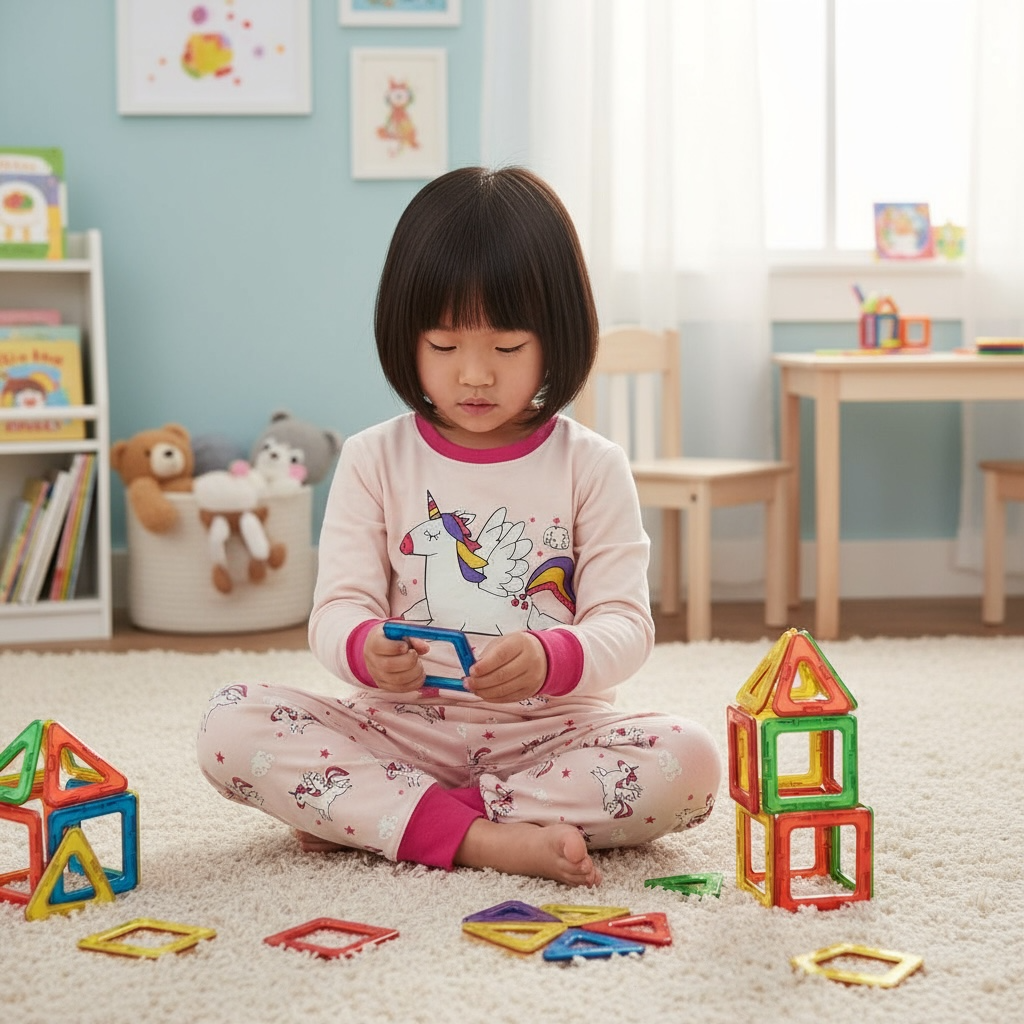 Children's 100% Cotton knitted Long sleeve Pyjamas set