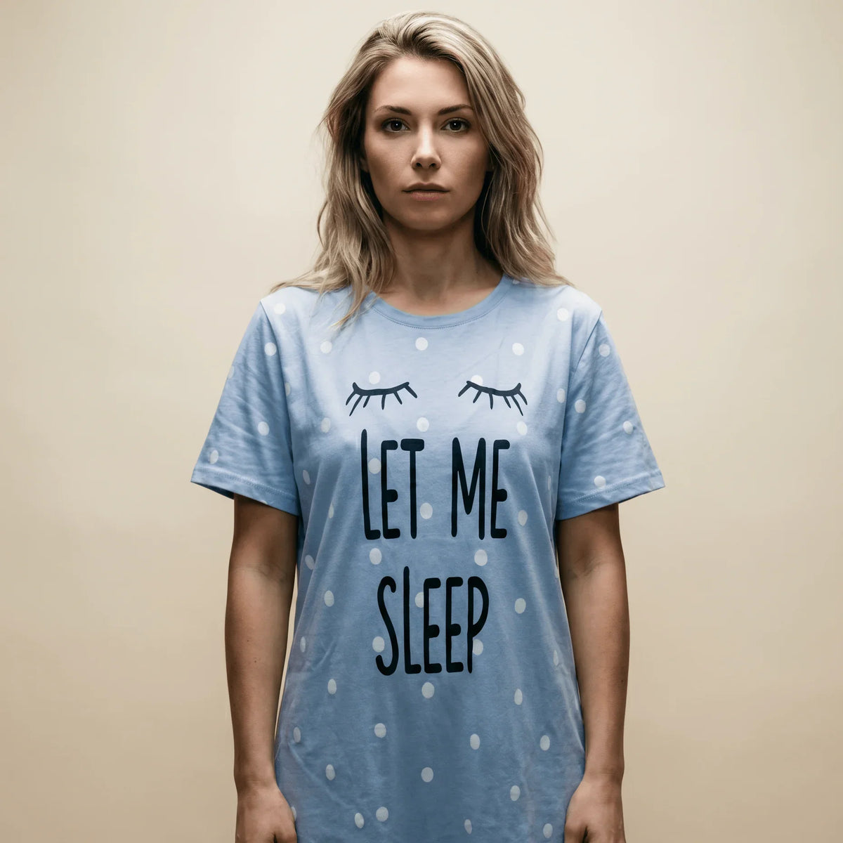 Night Owl Pyjamas "Let Me Sleep" Lightweight Women's Nightdress Women’s Lightweight Let Me Sleep Nightdress | Night Owl