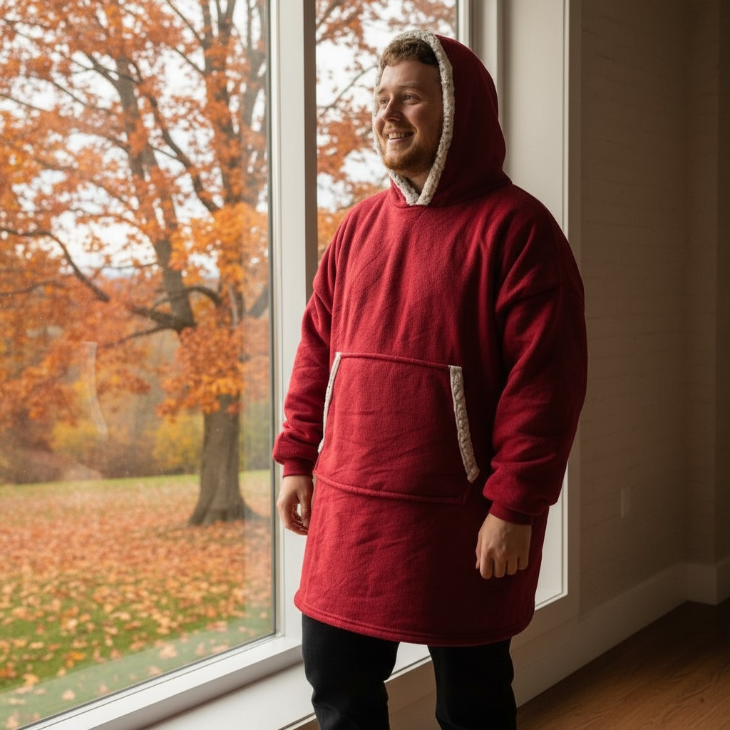 Fleecy Oversized Hoodie