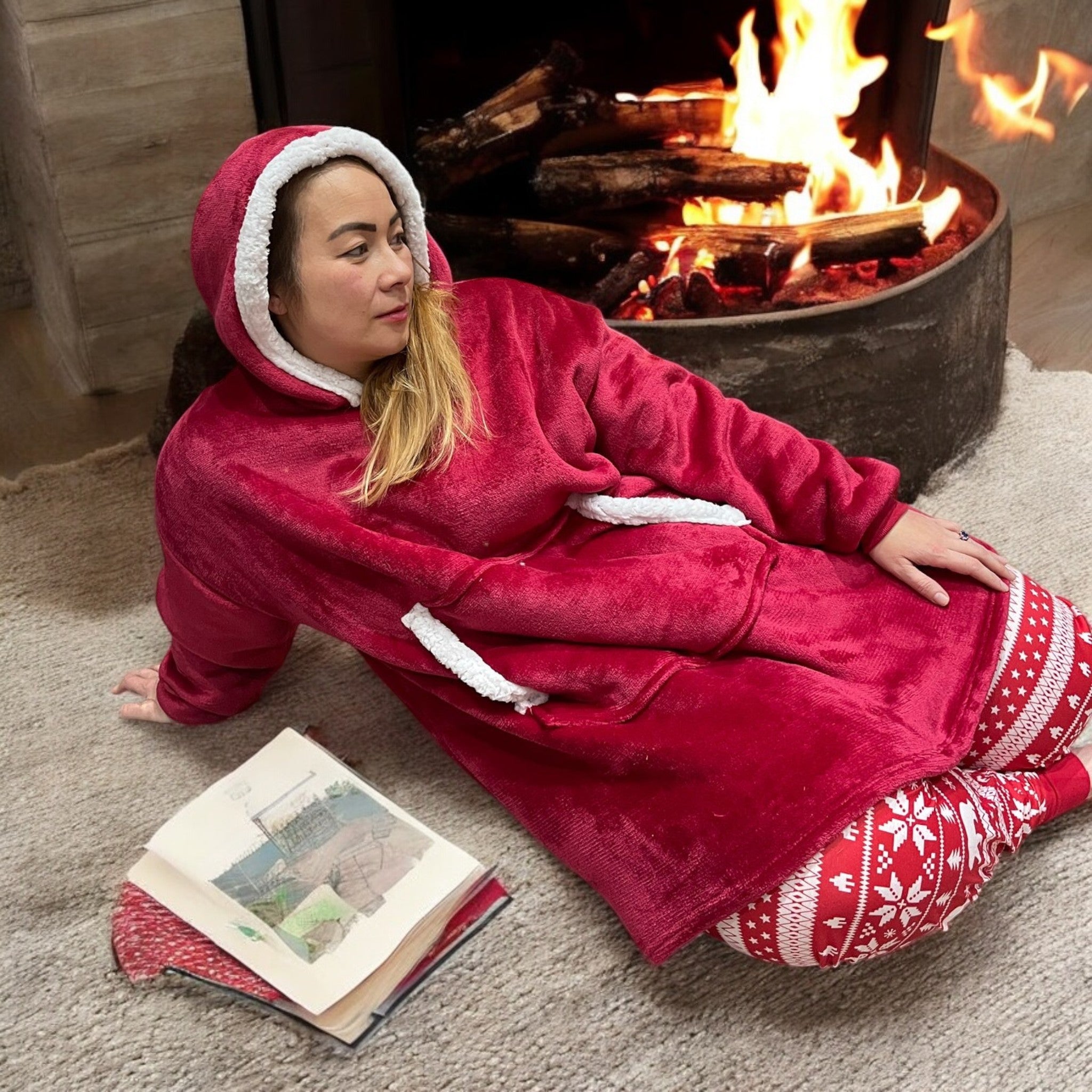 Fleecy Oversized Hoodie