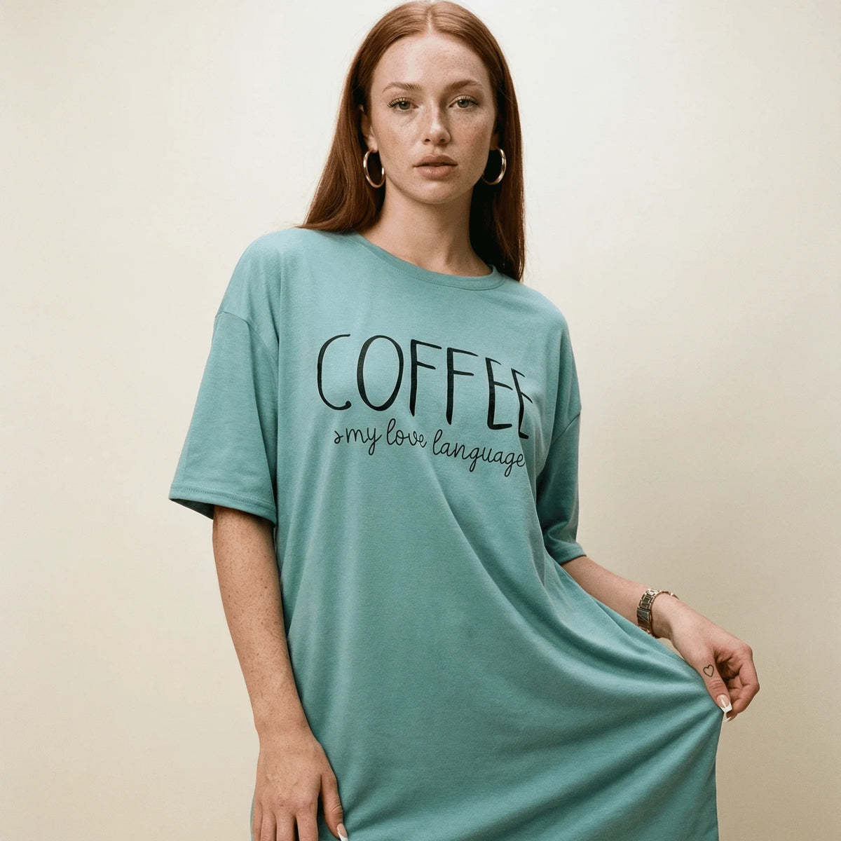 Night Owl Pyjamas The Slow Coffee Morning Nightdress The Slow Coffee Morning Nightdress