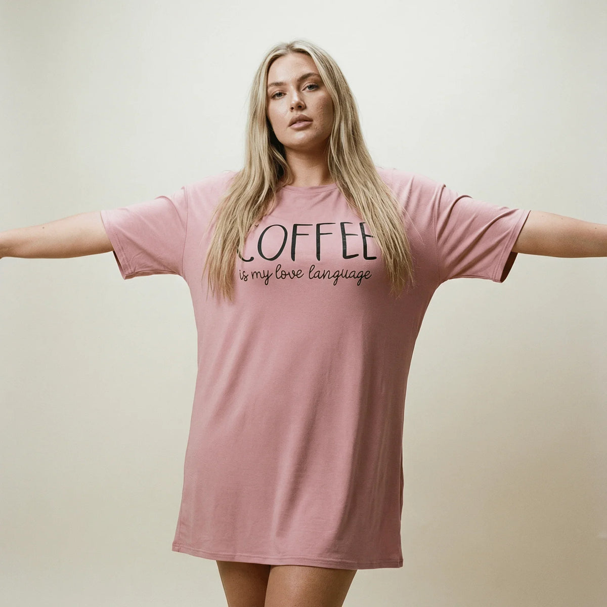 Night Owl Pyjamas The Slow Coffee Morning Nightdress The Slow Coffee Morning Nightdress
