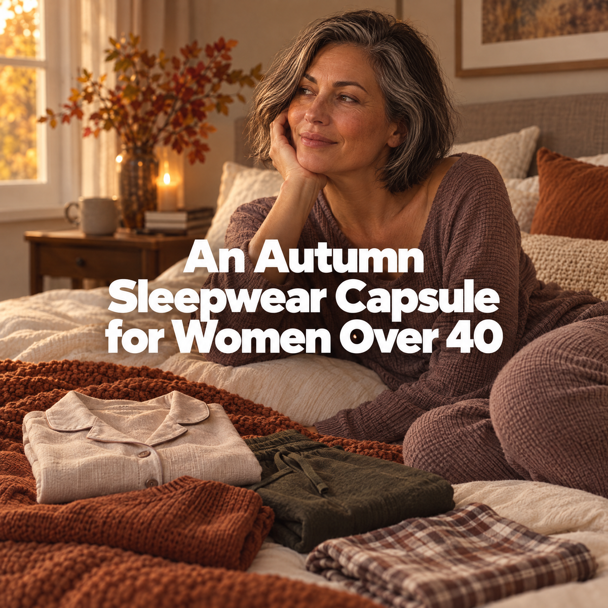 An Autumn Sleepwear Capsule for Women Over 40