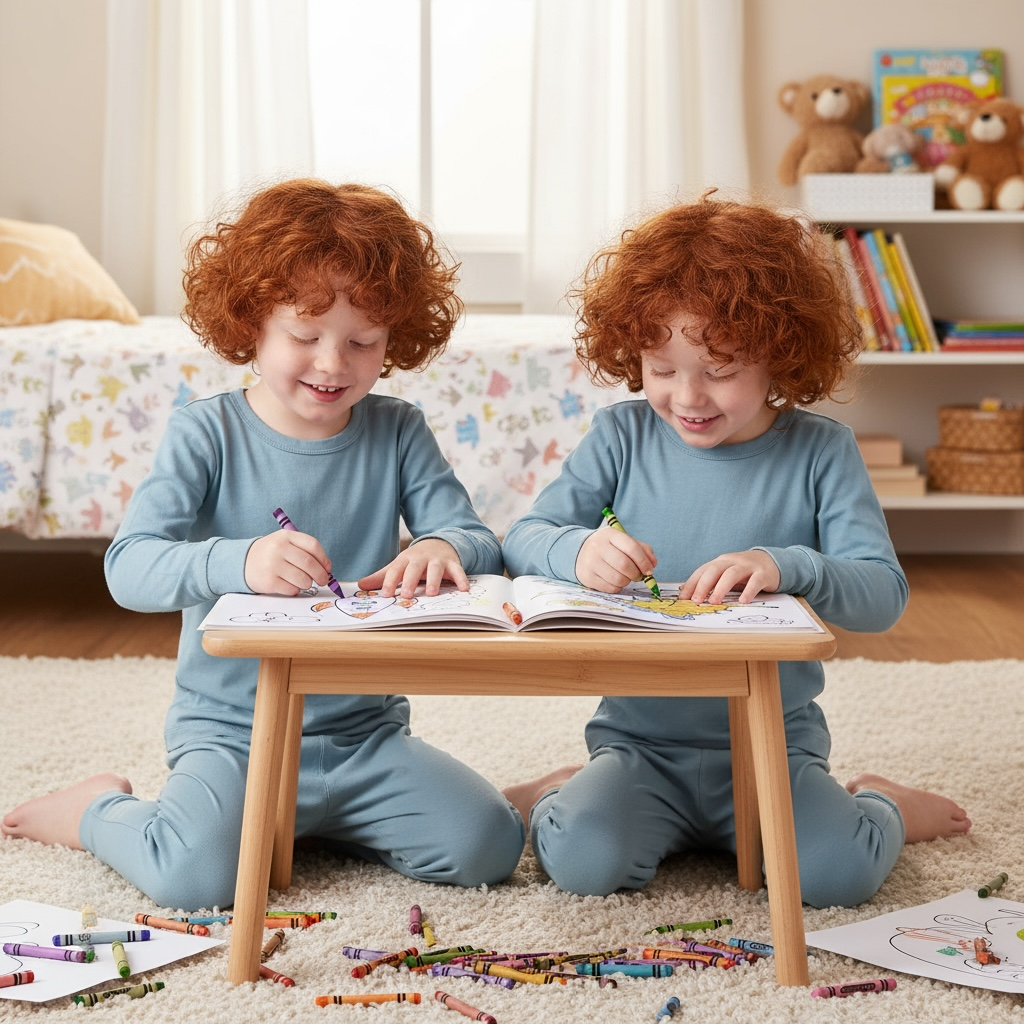 Childrens Bamboo Long Sleeve Pyjamas Sets