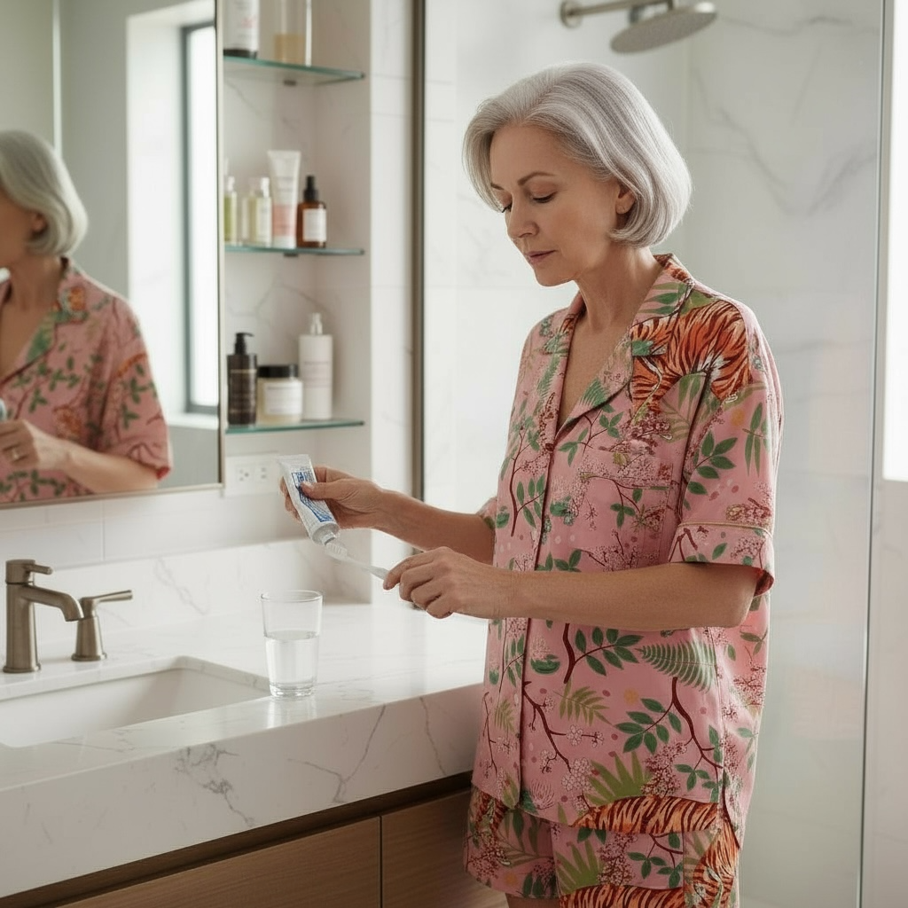 Women's Cotton Tiger print short sleeve & short Pyjamas set