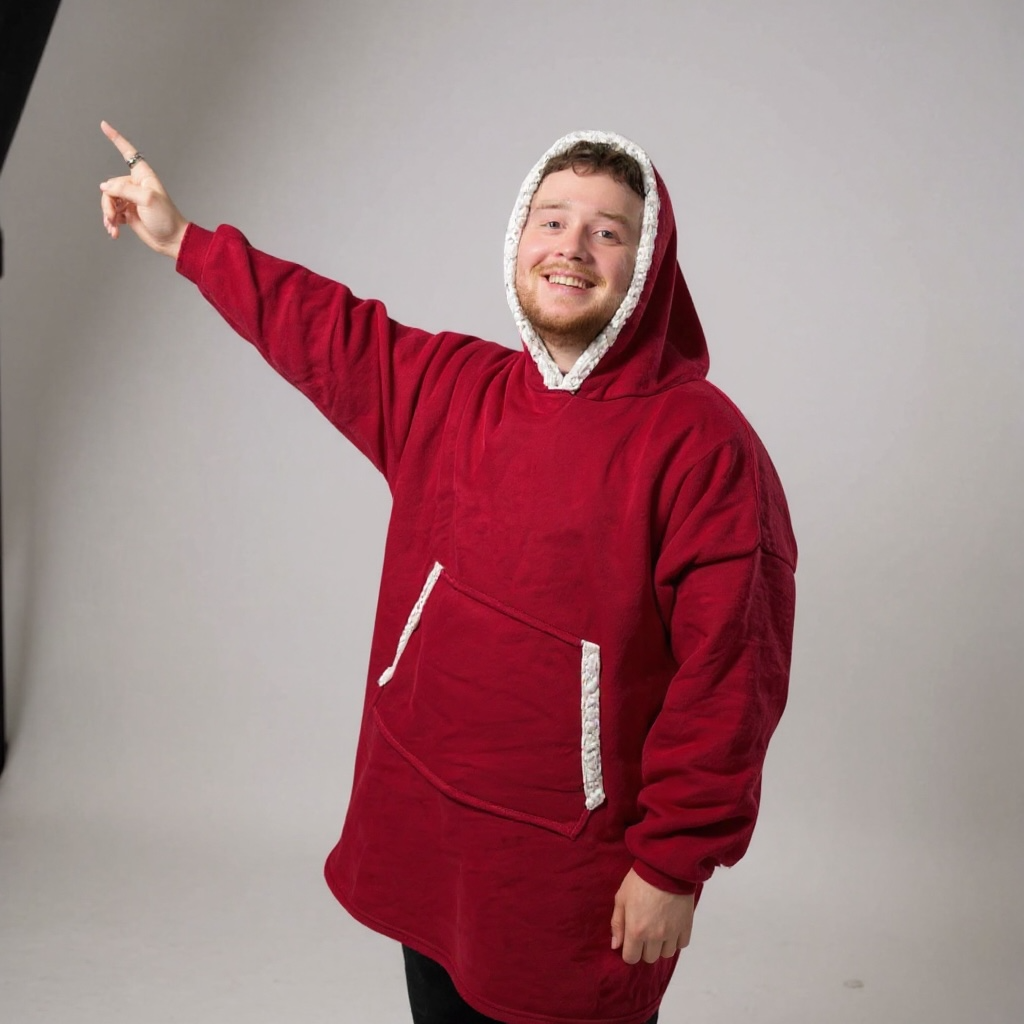 Fleecy Oversized Hoodie