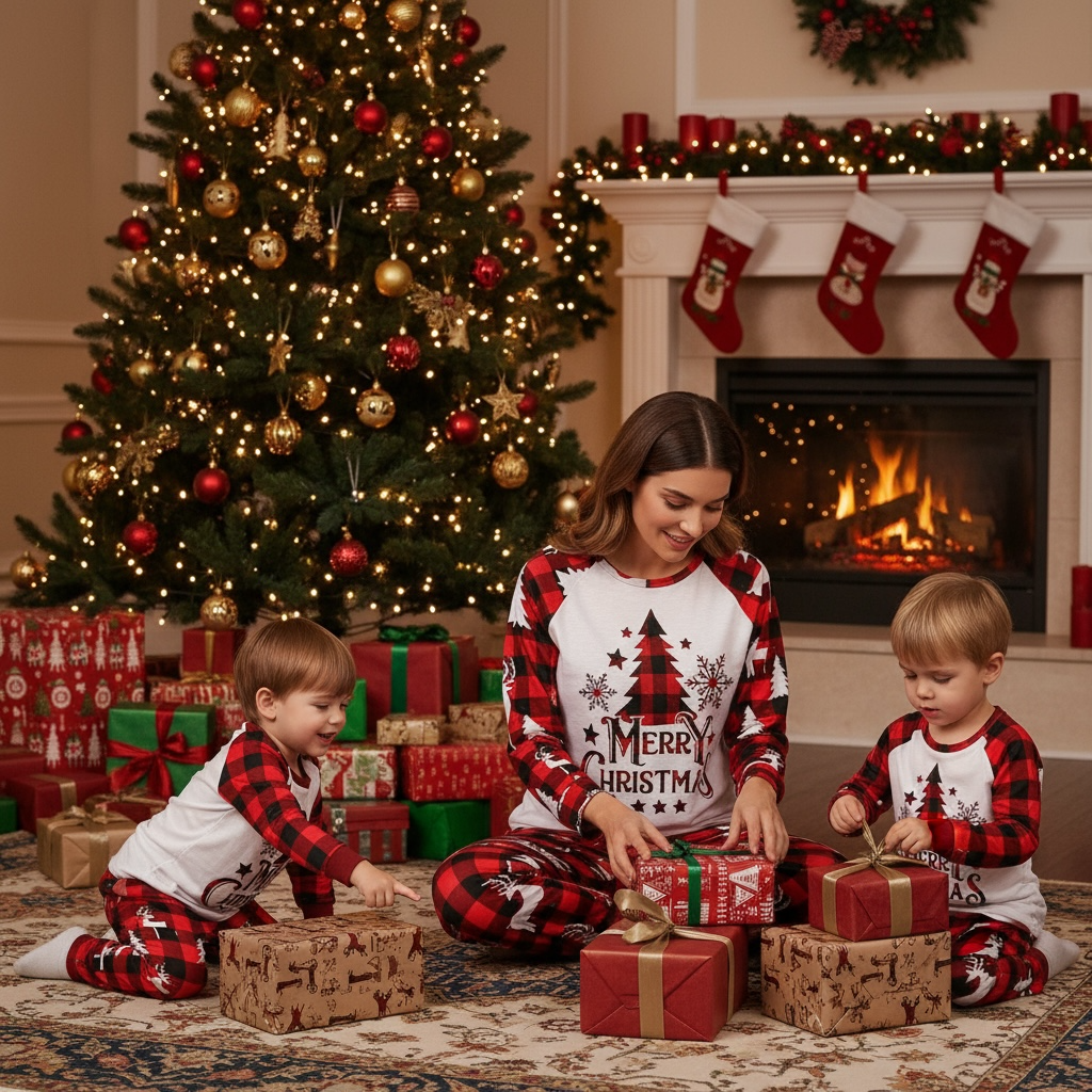 Merry Christmas Family Matching Pyjamas set