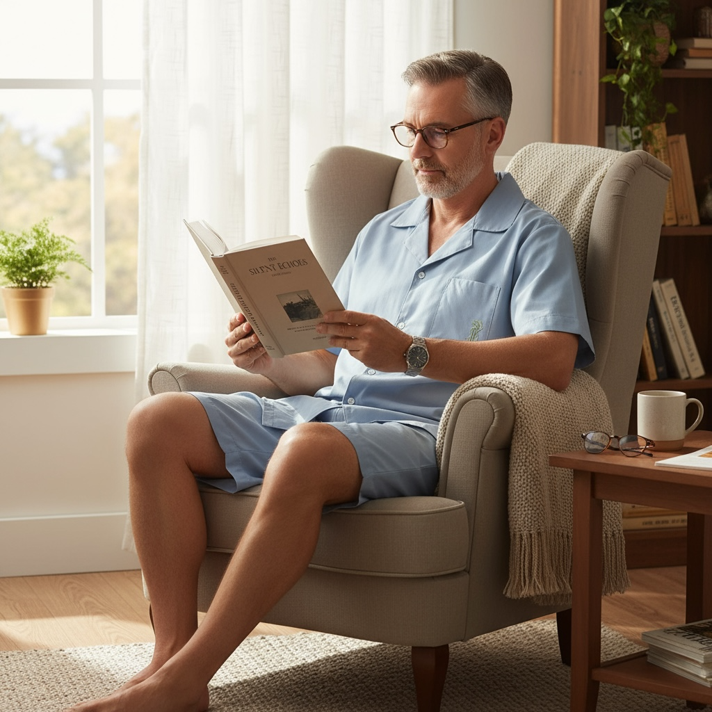 Unisex Luxury Bamboo Fabric Short Sleeved Shorts Pyjamas Set