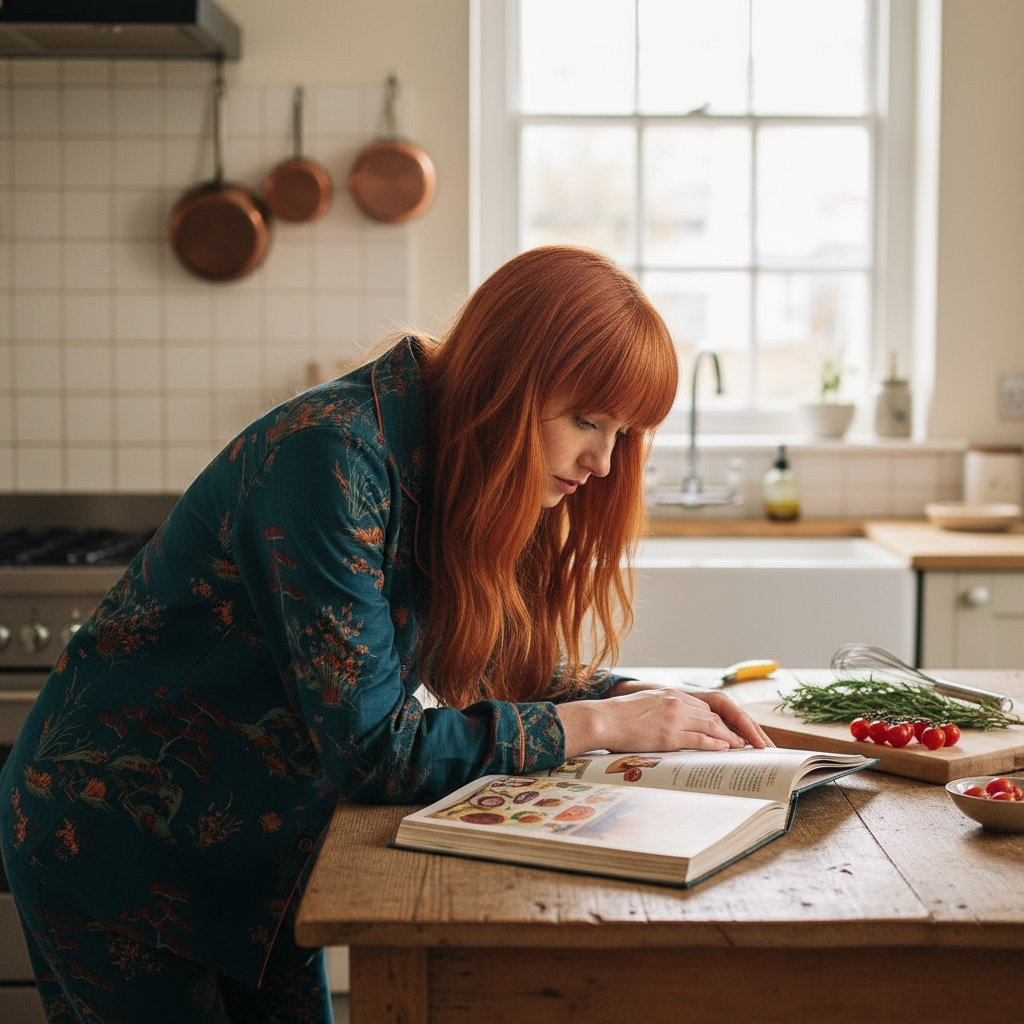 Women's 100% Cotton Oriental Floral Pyjama Set.