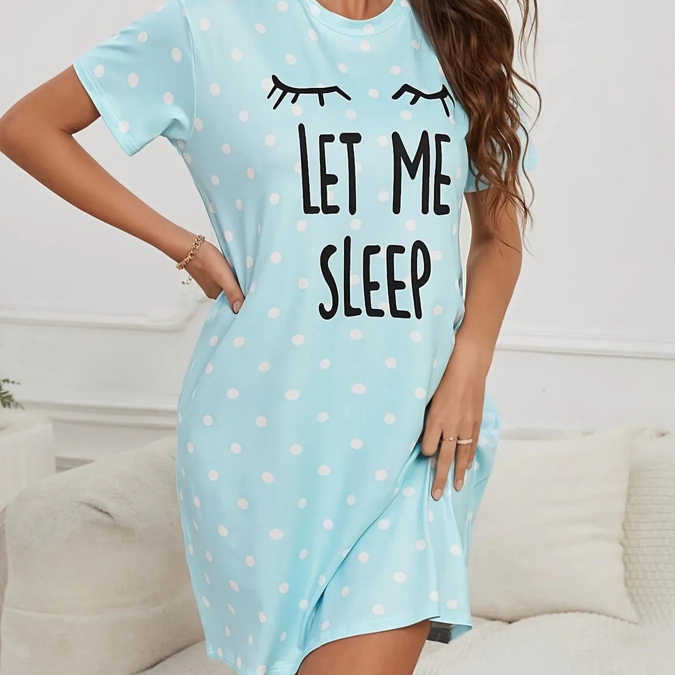 Night Owl Pyjamas The Pillow Princess "Let Me Sleep" Nightdress The Pillow Princess "Let Me Sleep" Nightdress