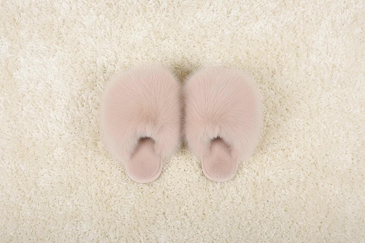 Night Owl Pyjamas The Plush Pom Pom Slippers The Plush Pom Pom Slippers