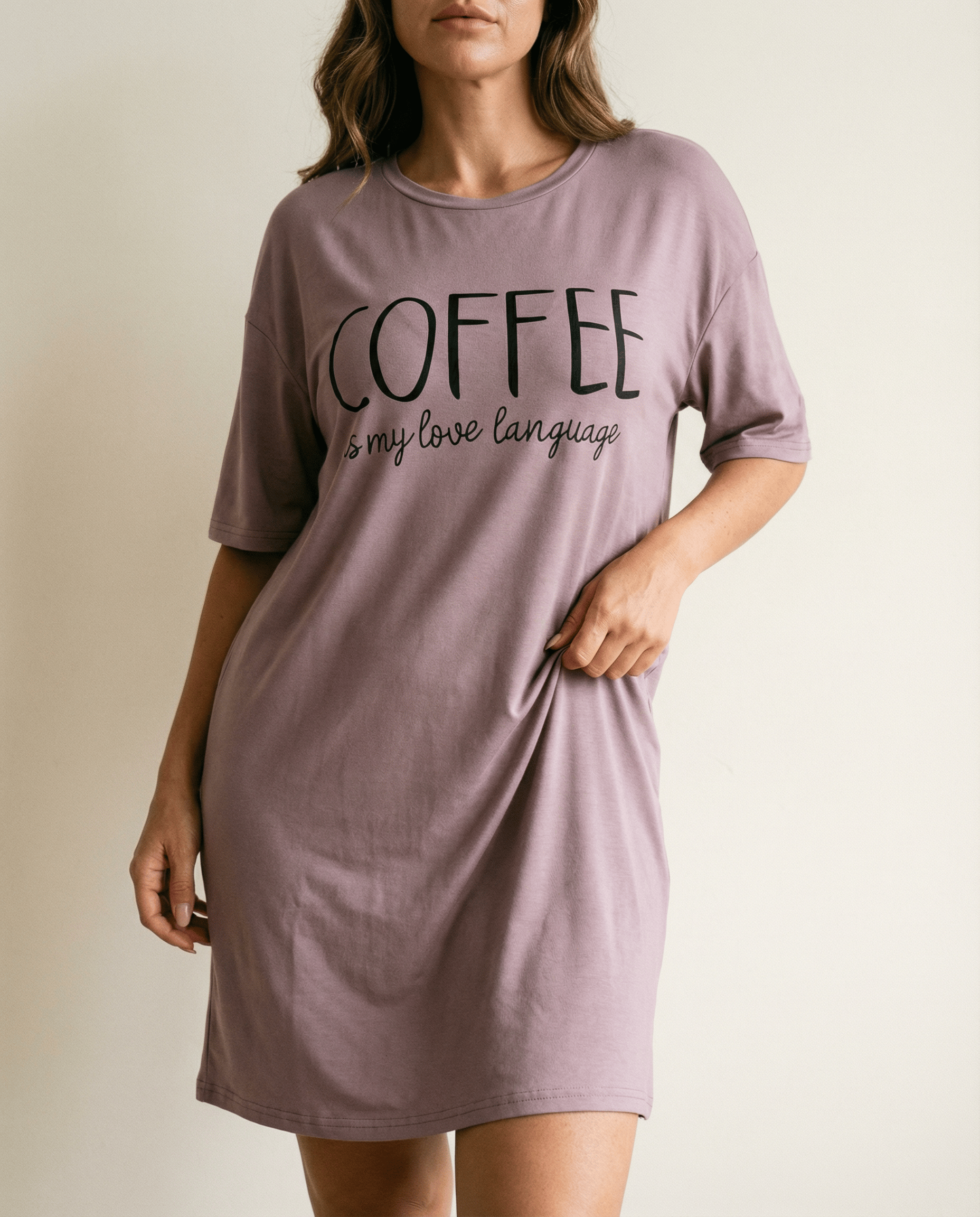 Night Owl Pyjamas The Slow Coffee Morning Nightdress The Slow Coffee Morning Nightdress