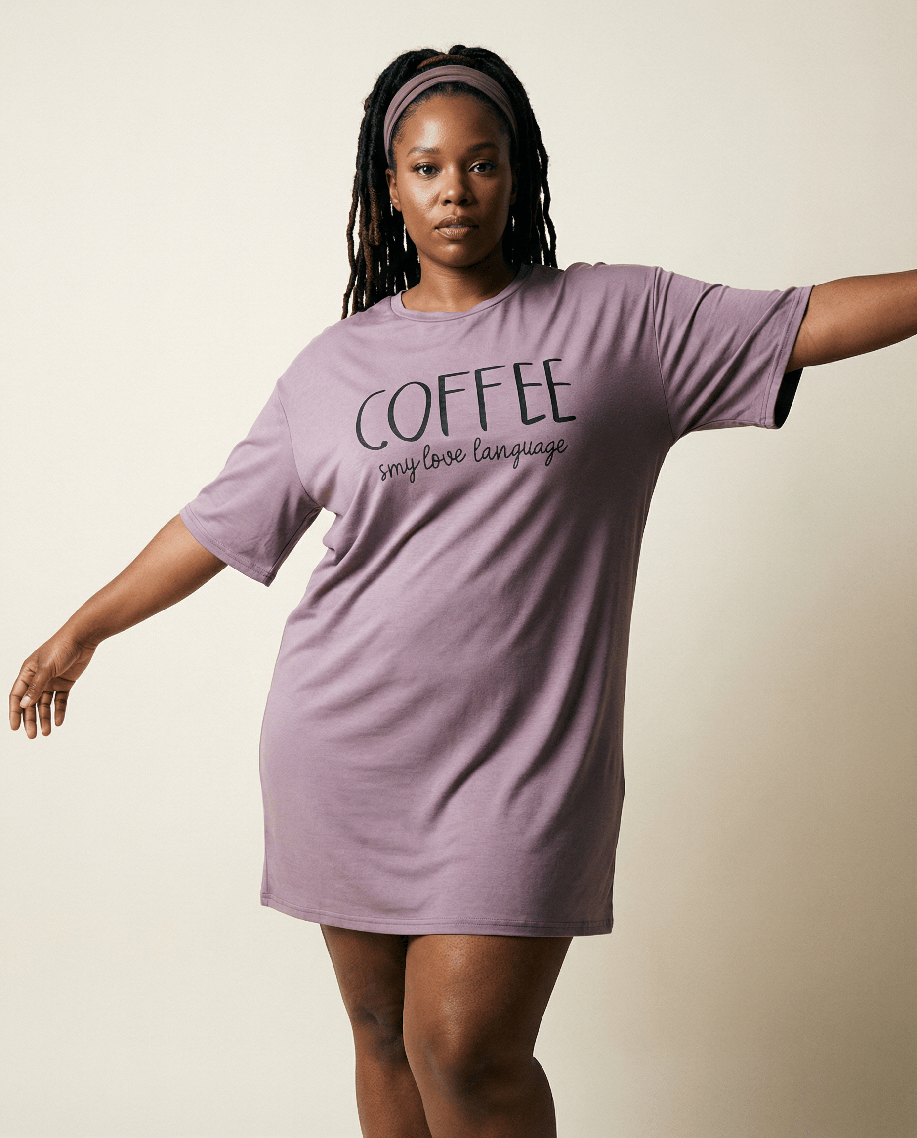 Night Owl Pyjamas The Slow Coffee Morning Nightdress The Slow Coffee Morning Nightdress
