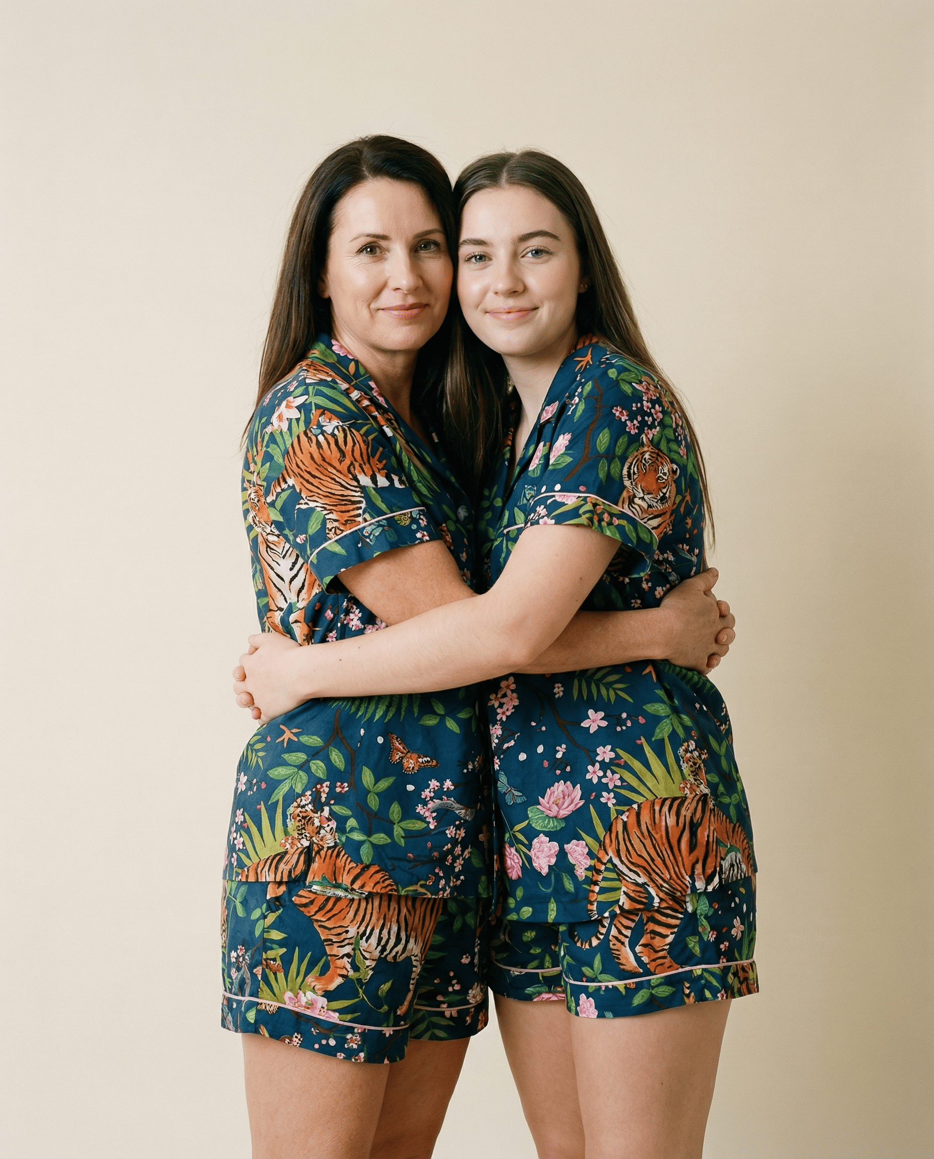 Night Owl Pyjamas The Soft Girl Wild Tiger Cotton Pyjama Set The Soft Girl Wild Tiger Cotton Pyjama Set