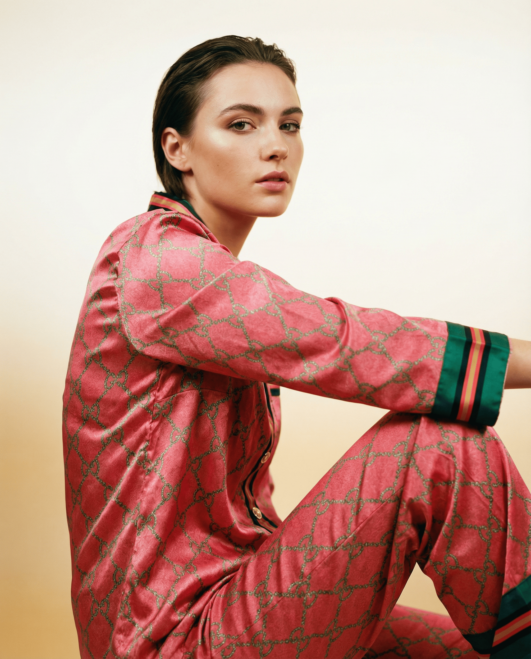 Night Owl Pyjamas The Sunday Morning Long Sleeve set Women's Long Sleeve Luxury Pyjamas - Night Owl Pyjamas