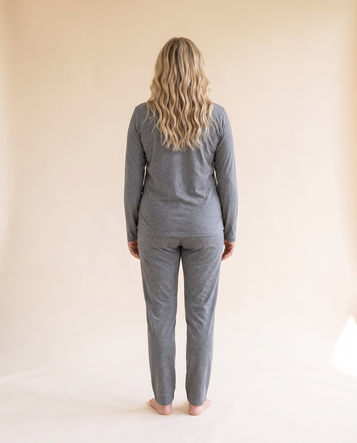 Let Me Sleep lightweight pyjama set, back view