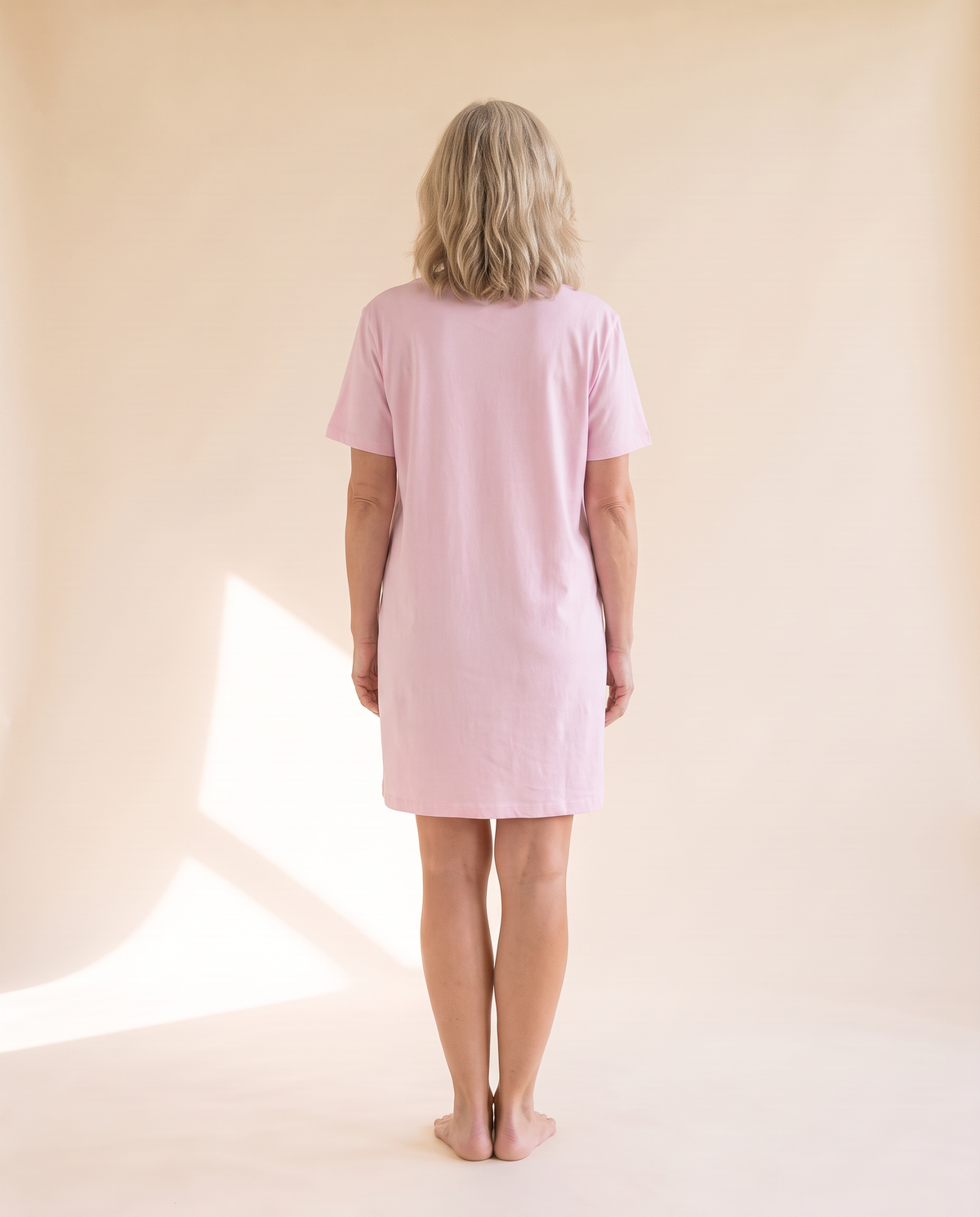 Big Hearts lightweight nightdress, back view